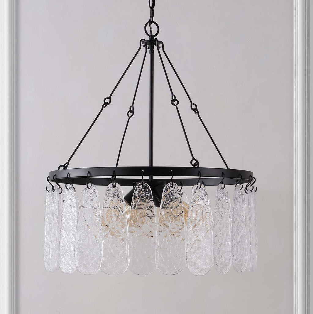 Safavieh Aremythia Chandelier - Black / Clear