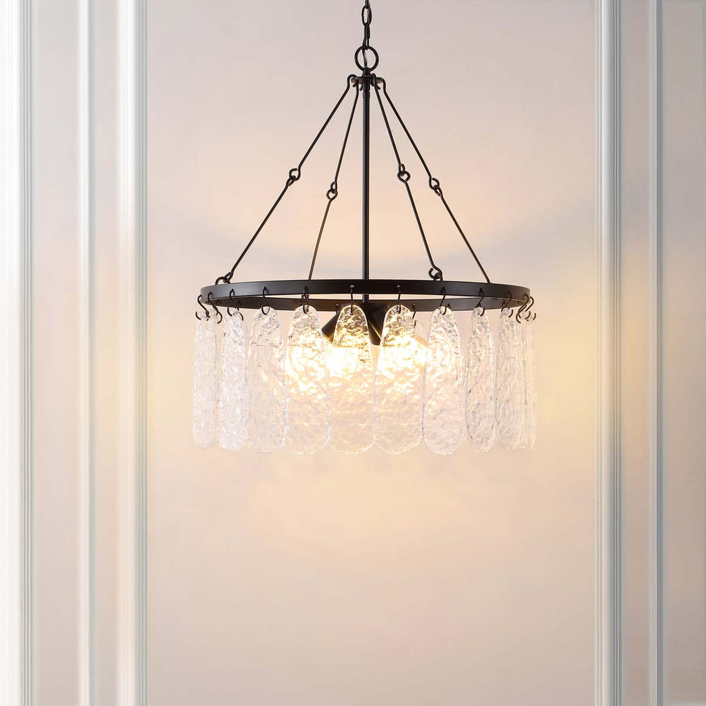 Safavieh Aremythia Chandelier - Black / Clear