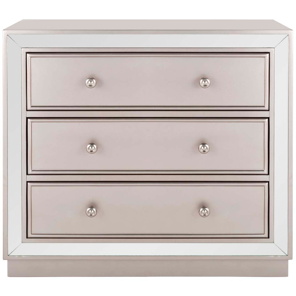 Safavieh Basie 3 Drawer Chest - Champagne