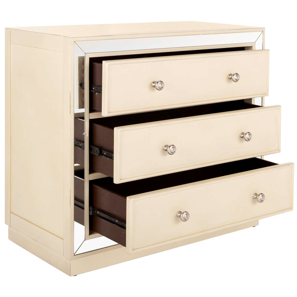 Safavieh Basie 3 Drawer Chest - Antique Beige