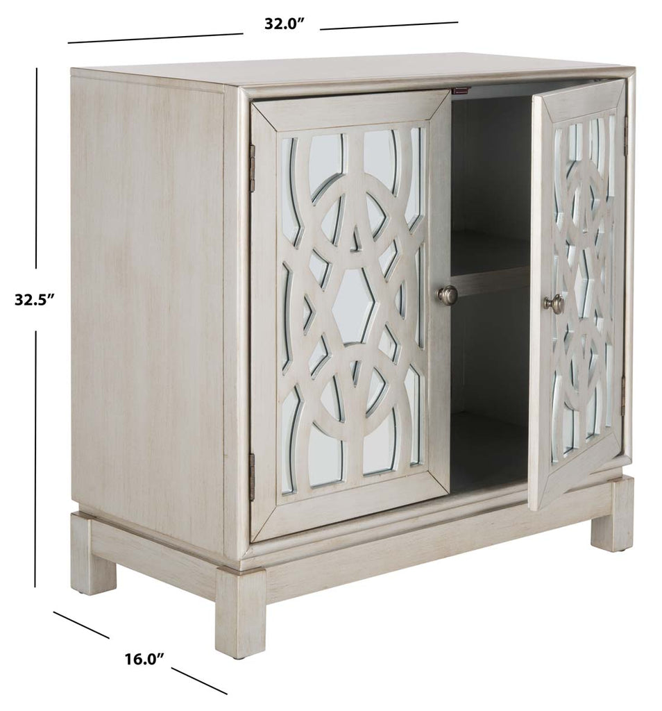 Safavieh Ashlynn 2 Door Chest - Silver