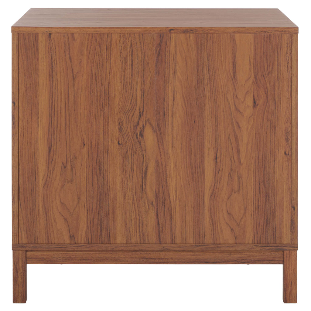 Safavieh Galio 3 Drawer Chest, Walnut / Gold