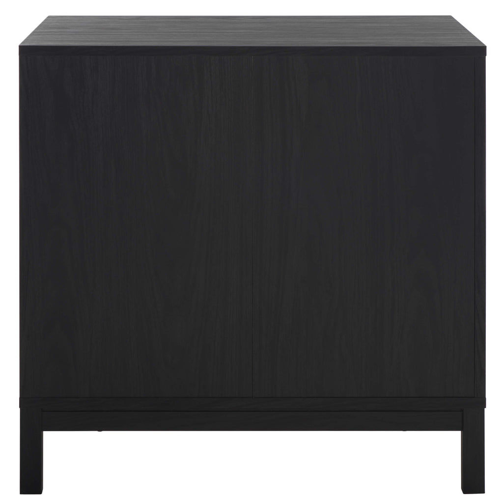 Safavieh Galio 3 Drawer Chest, Black / Gold