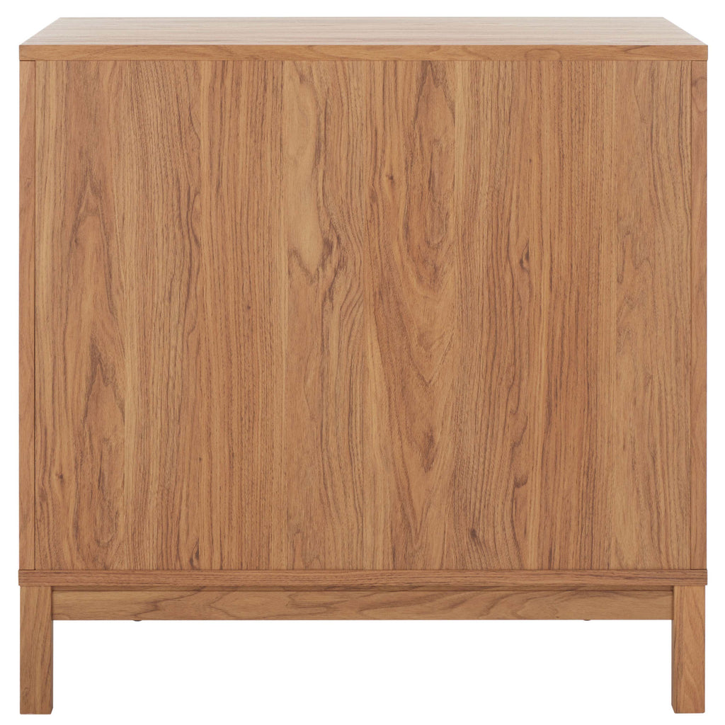 Safavieh Galio 3 Drawer Chest, Oak / Gold