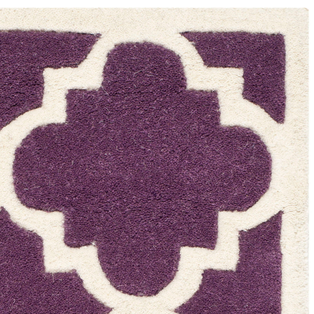 Safavieh Chatham Rug Collection CHT730F - Purple / Ivory