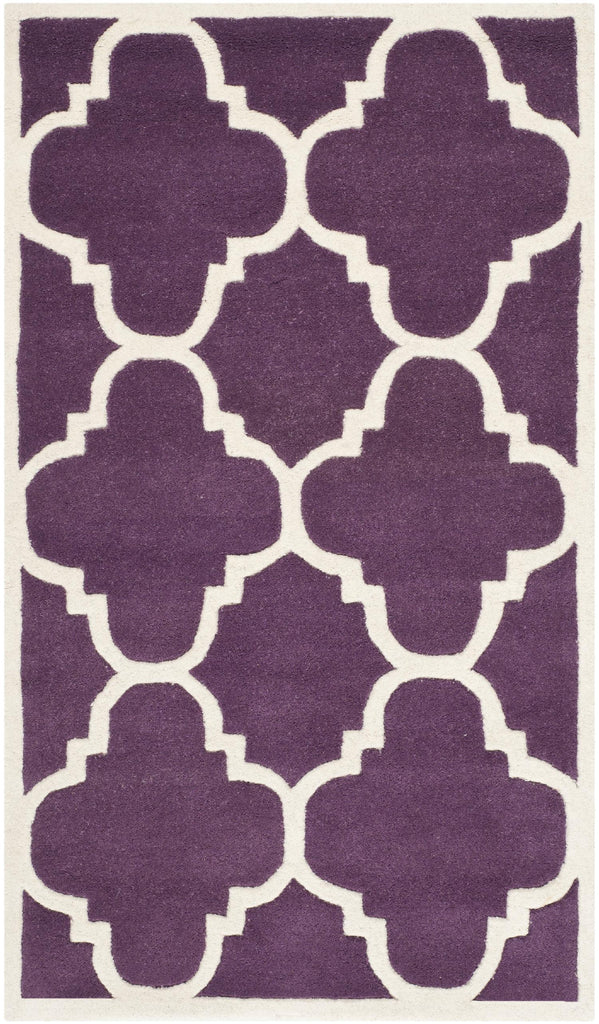 Safavieh Chatham Rug Collection CHT730F - Purple / Ivory