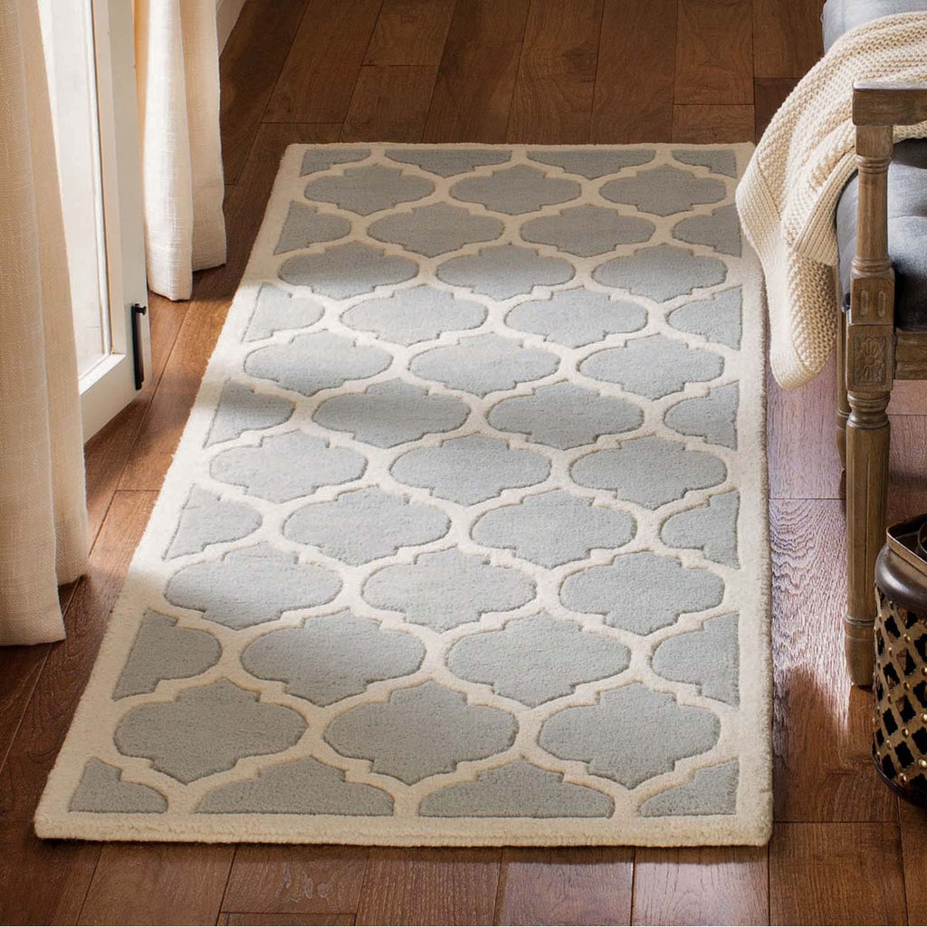 Safavieh Chatham Rug Collection CHT734E - Grey / Ivory