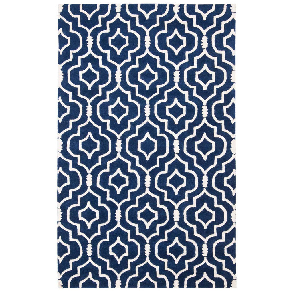 Safavieh Chatham Rug Collection CHT736C - Dark Blue / Ivory