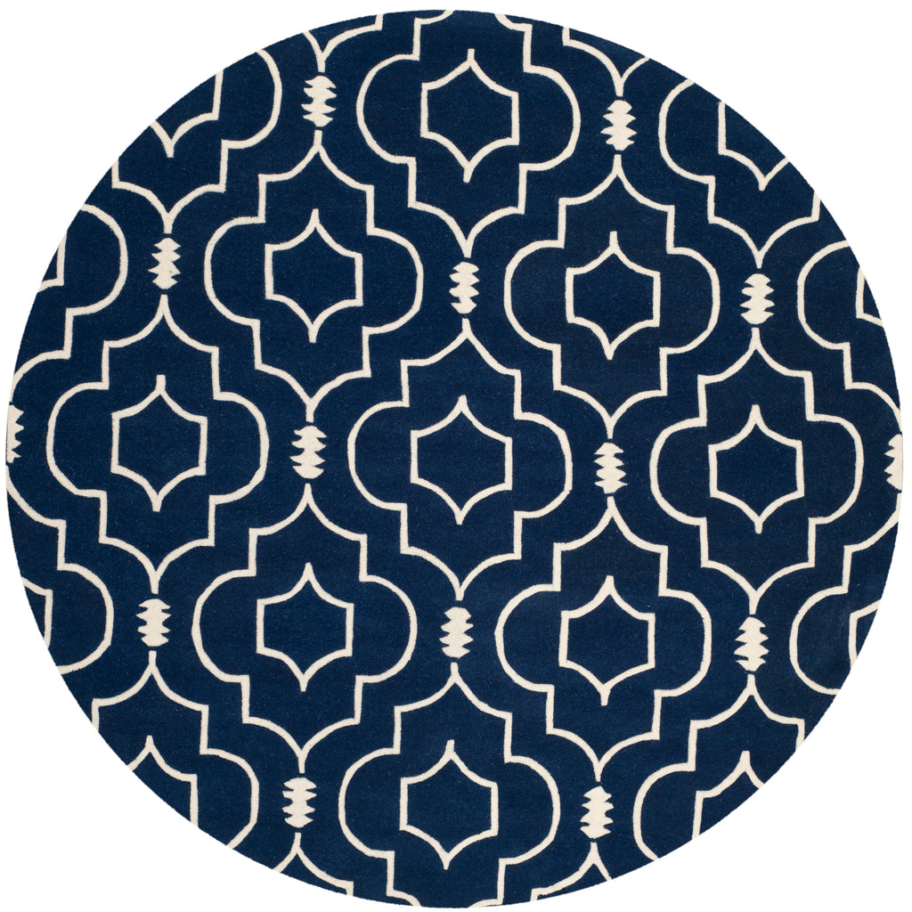 Safavieh Chatham Rug Collection CHT736C - Dark Blue / Ivory