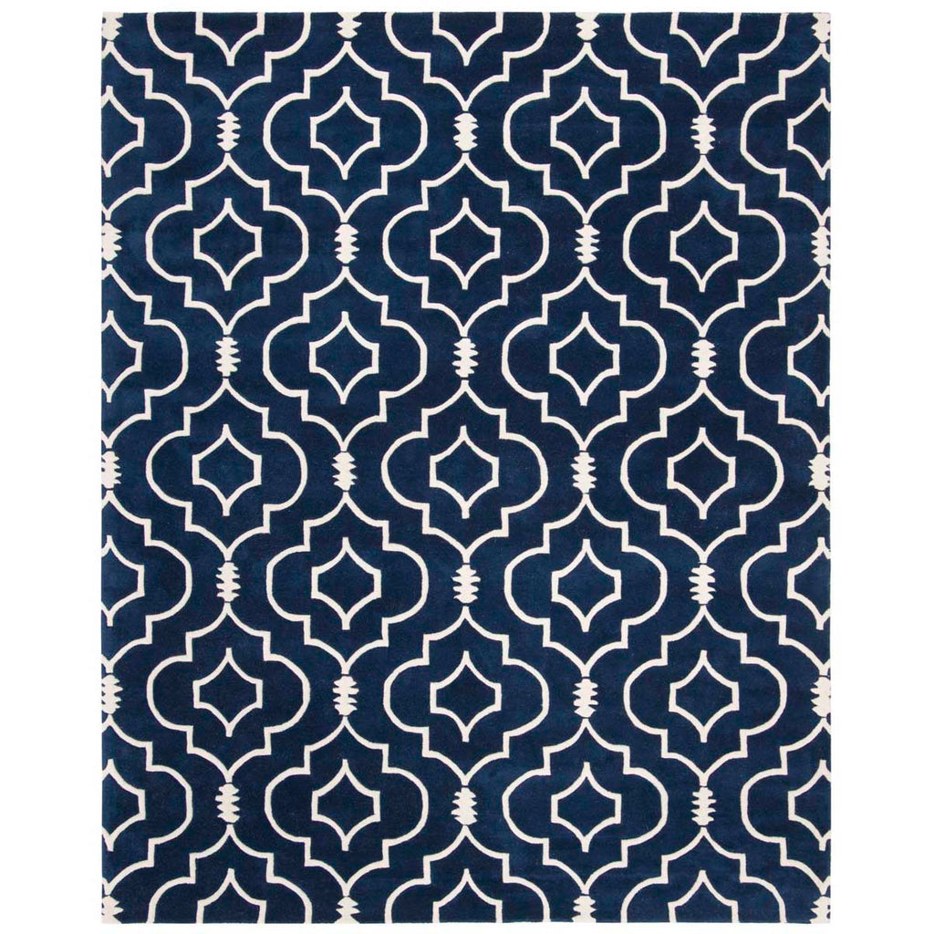 Safavieh Chatham Rug Collection CHT736C - Dark Blue / Ivory