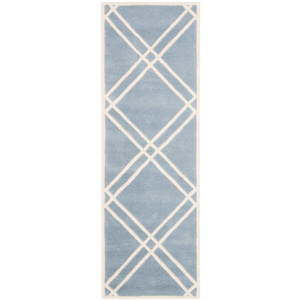 Safavieh Chatham Rug Collection CHT740B - Blue / Ivory