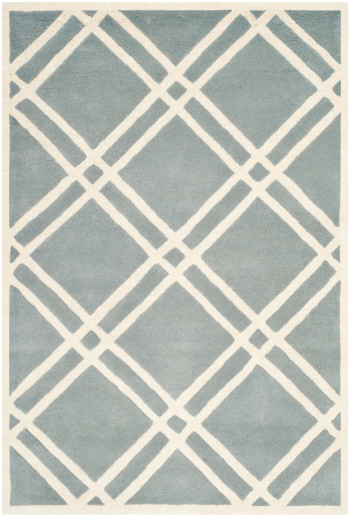 Safavieh Chatham Rug Collection CHT740B - Blue / Ivory