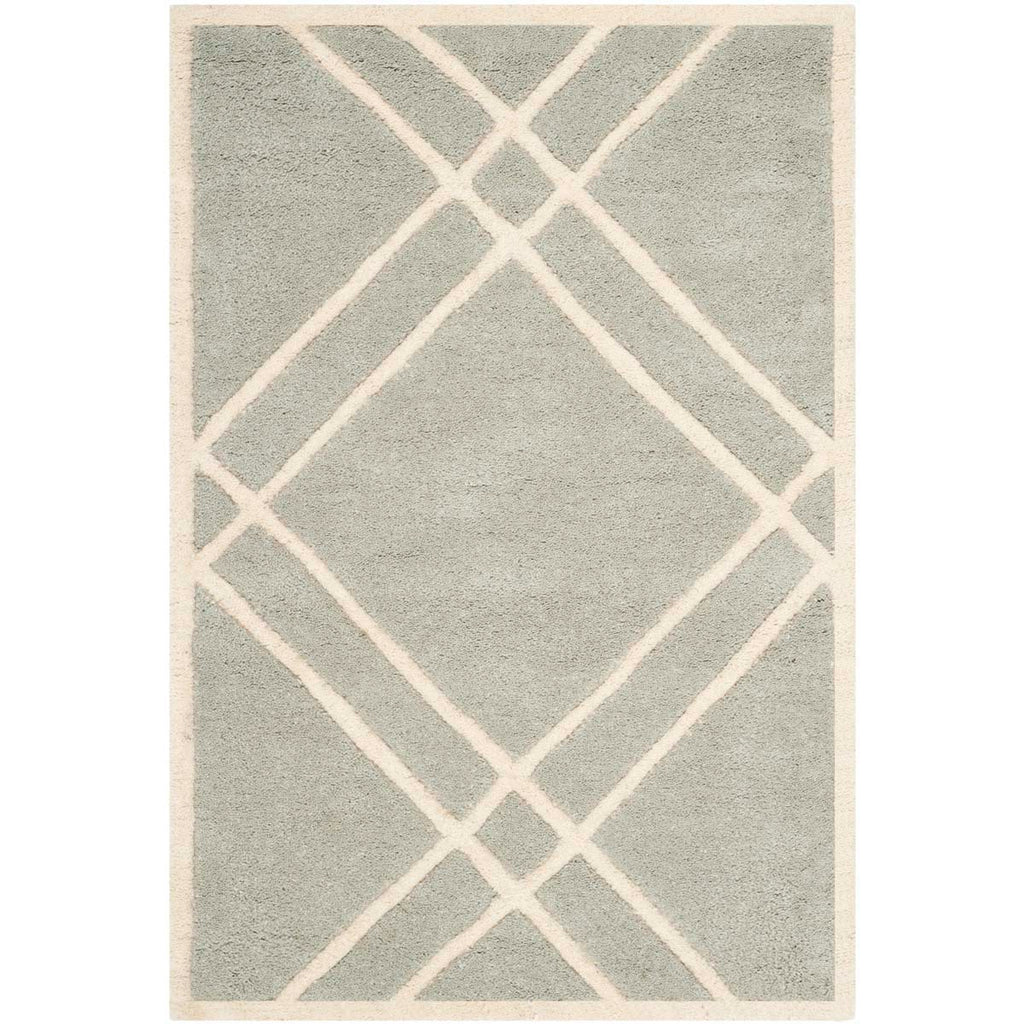 Safavieh Chatham Rug Collection CHT740E - Grey / Ivory