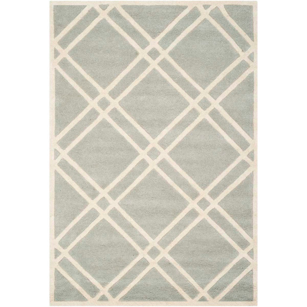 Safavieh Chatham Rug Collection CHT740E - Grey / Ivory