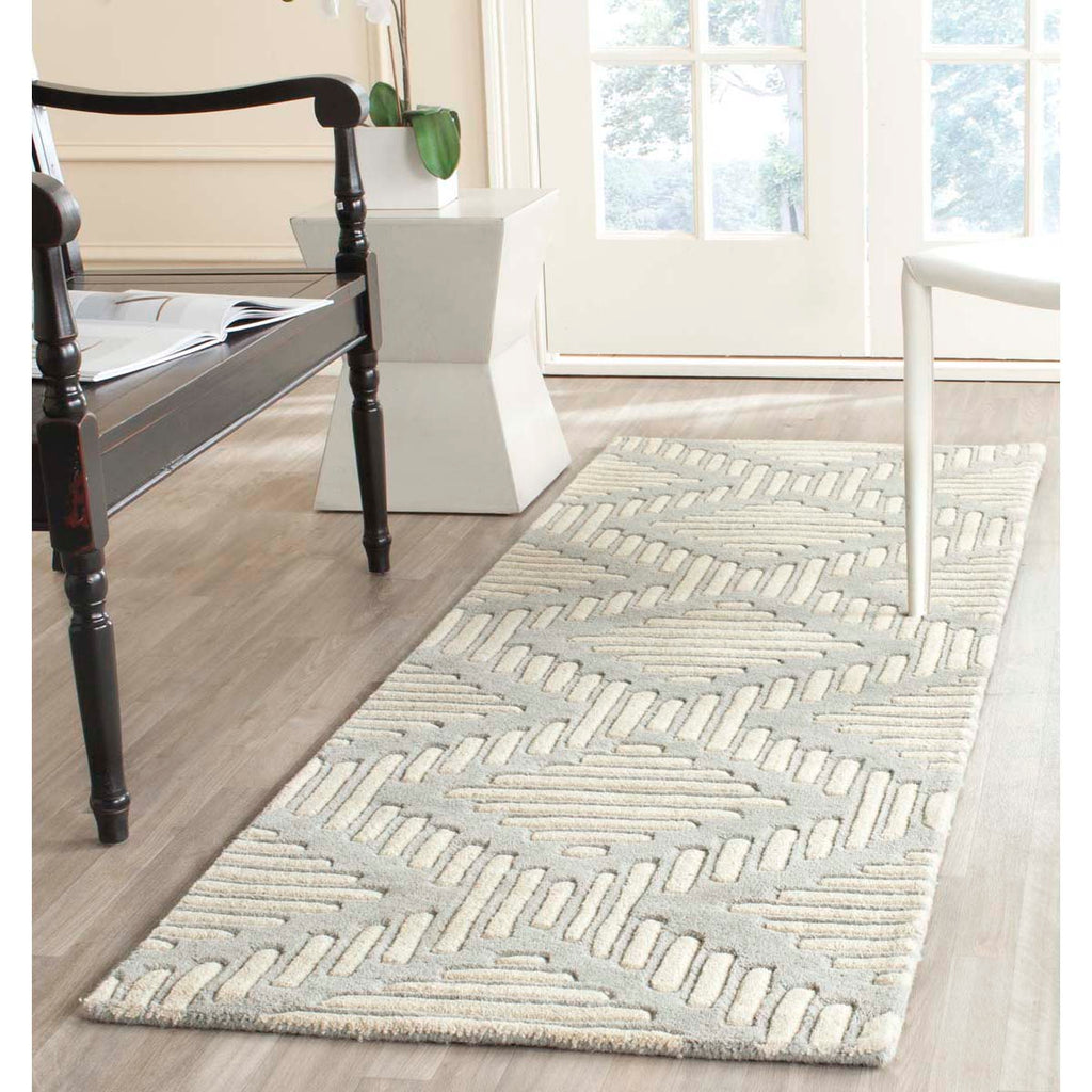 Safavieh Chatham Rug Collection CHT744E - Grey / Ivory