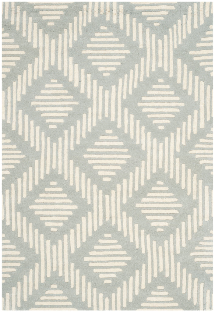 Safavieh Chatham Rug Collection CHT744E - Grey / Ivory