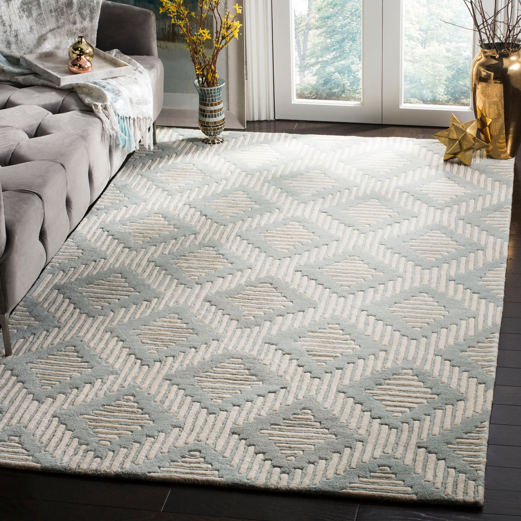 Safavieh Chatham Rug Collection CHT744E - Grey / Ivory