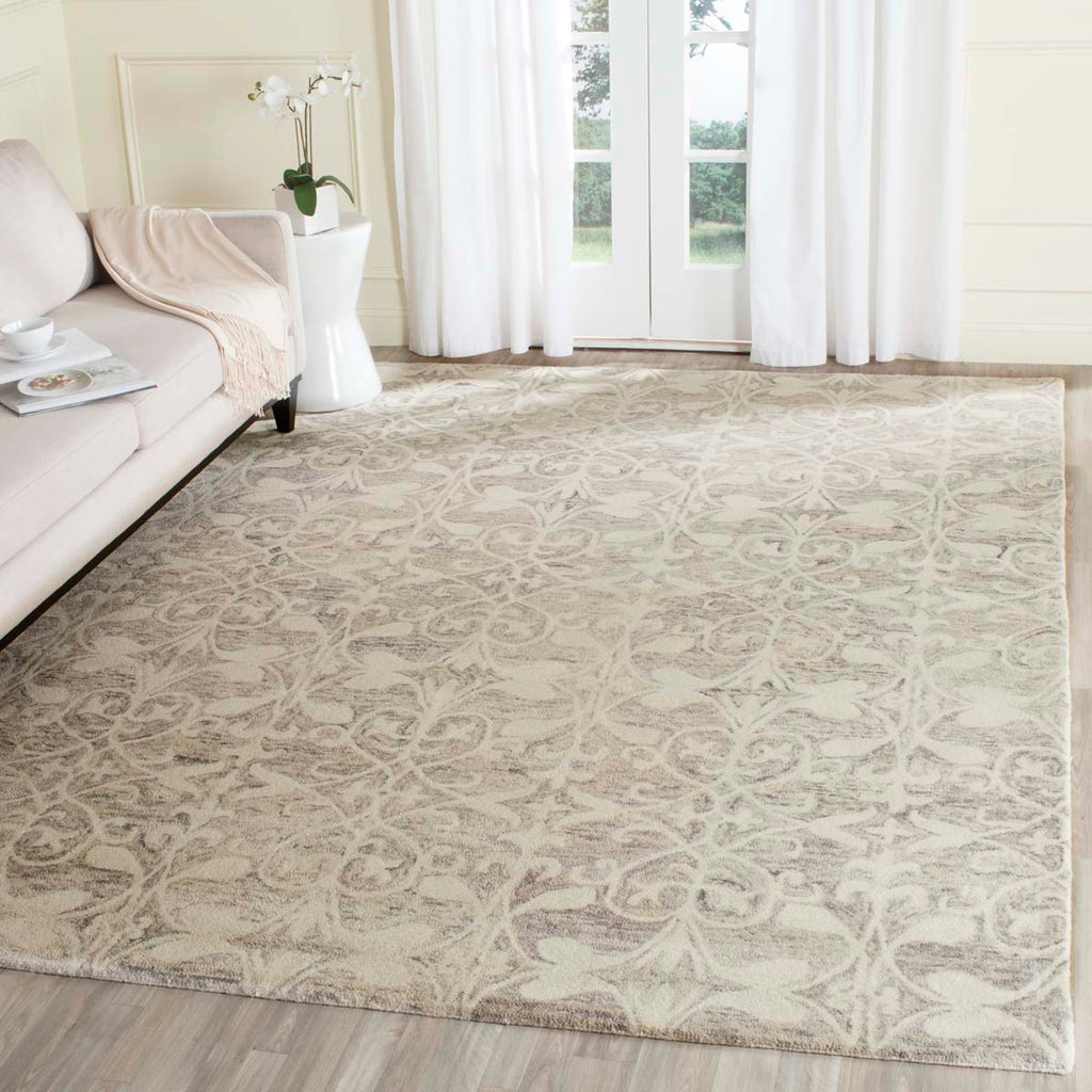 Safavieh Chatham Rug Collection CHT765E - Light Grey / Ivory