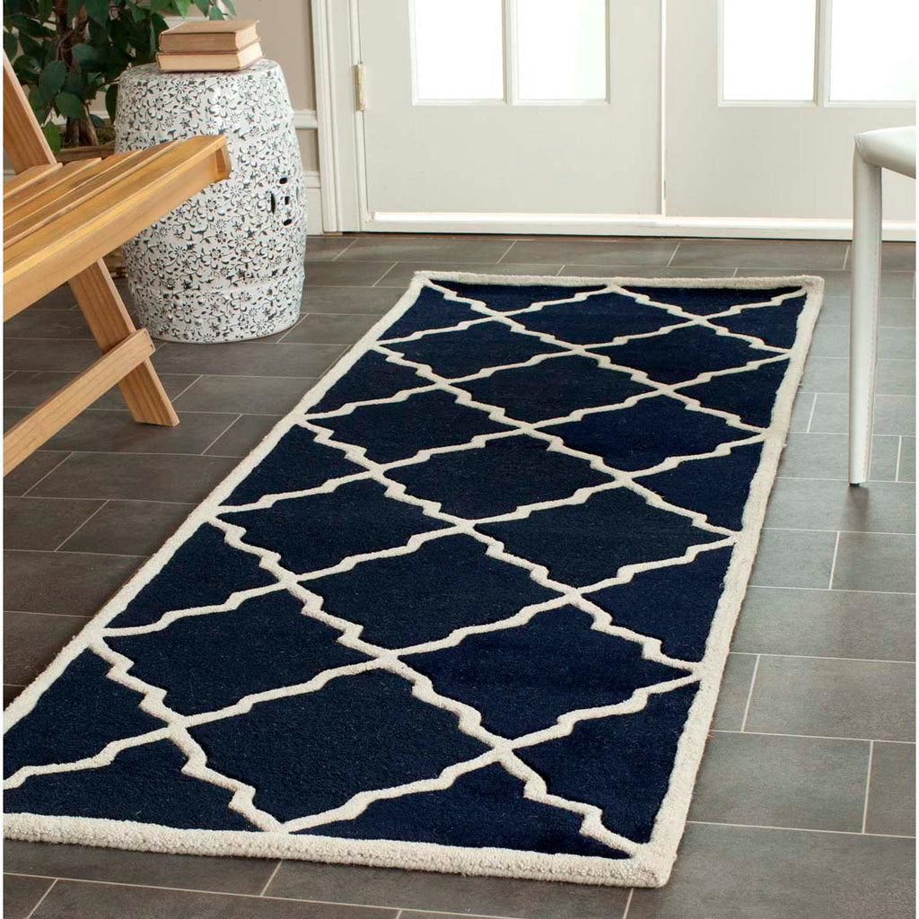 Safavieh Chatham Rug Collection CHT940J - Dark Blue