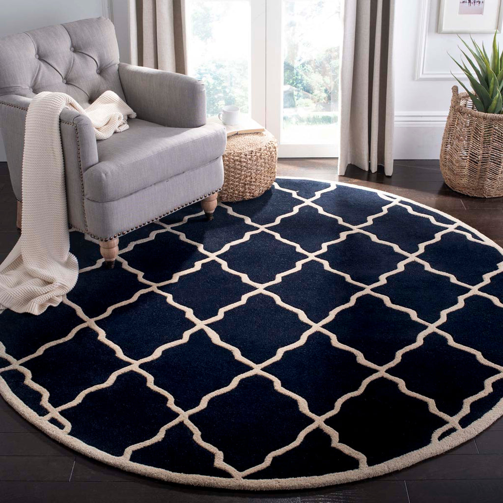 Safavieh Chatham Rug Collection CHT940J - Dark Blue