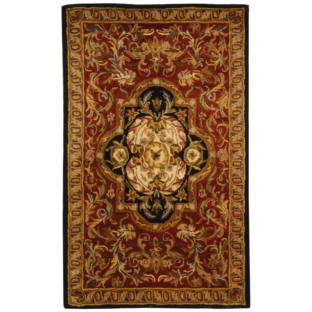 Safavieh Classic Rug Collection CL220C - Red / Black