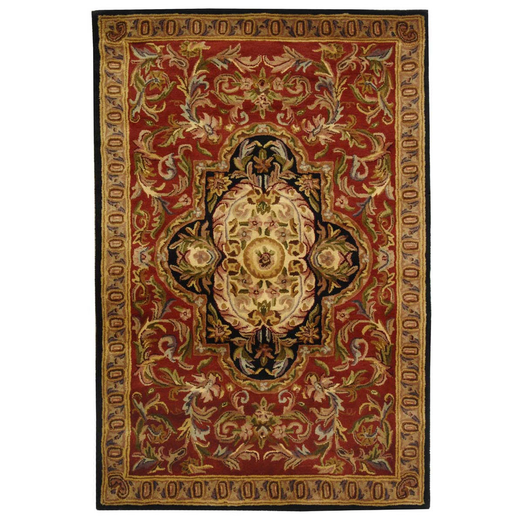 Safavieh Classic Rug Collection CL220C - Red / Black