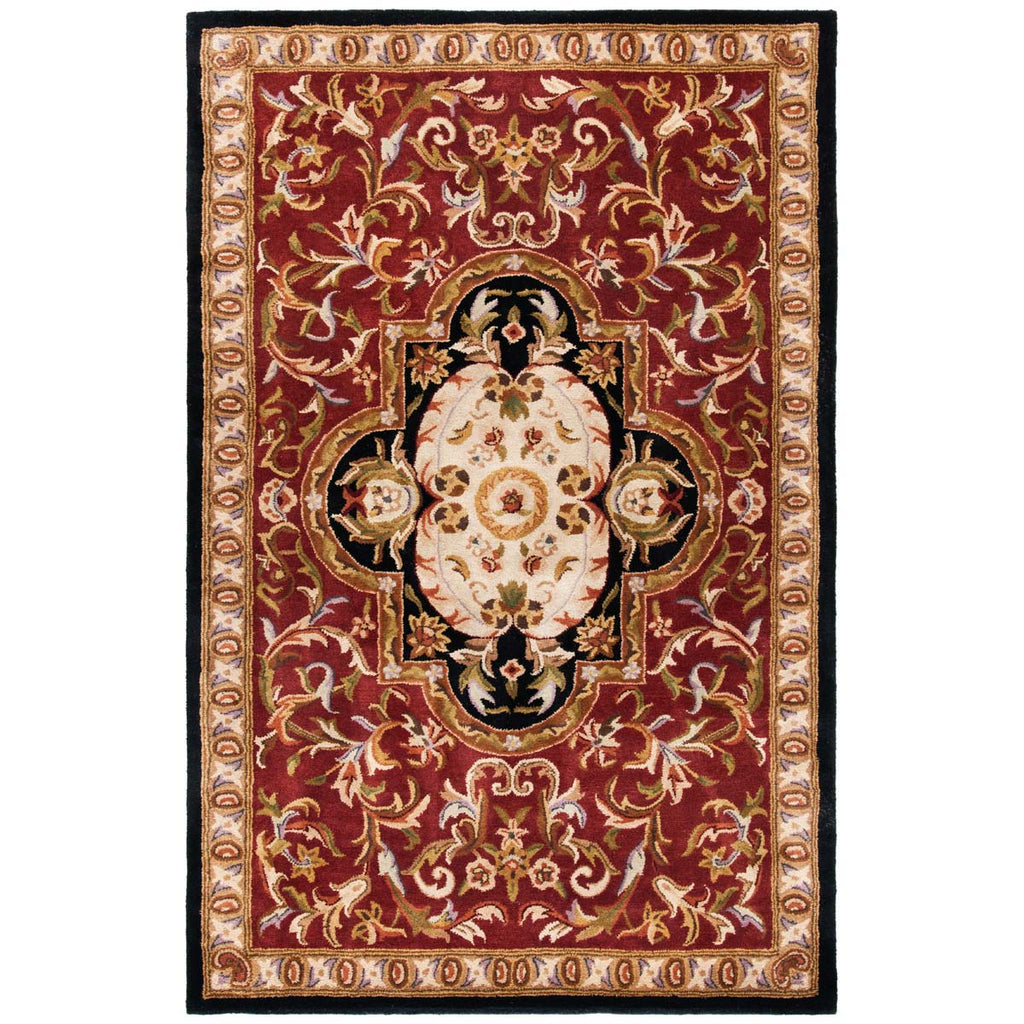 Safavieh Classic Rug Collection CL220C - Red / Black