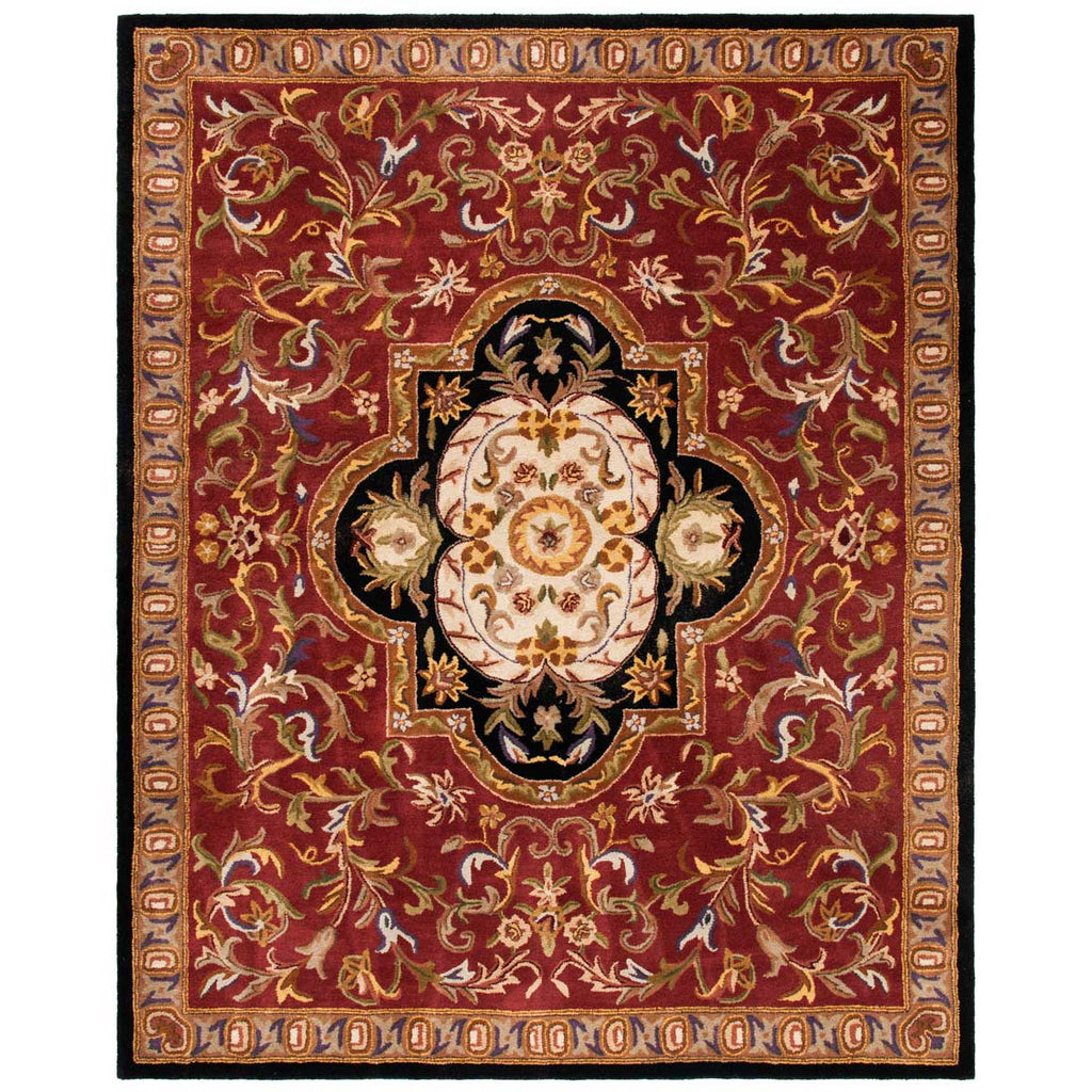 Safavieh Classic Rug Collection CL220C - Red / Black