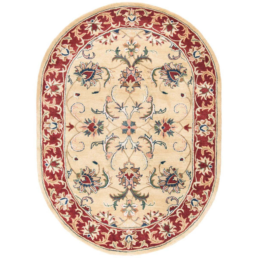 Safavieh Classic Rug Collection CL398A - Gold / Red