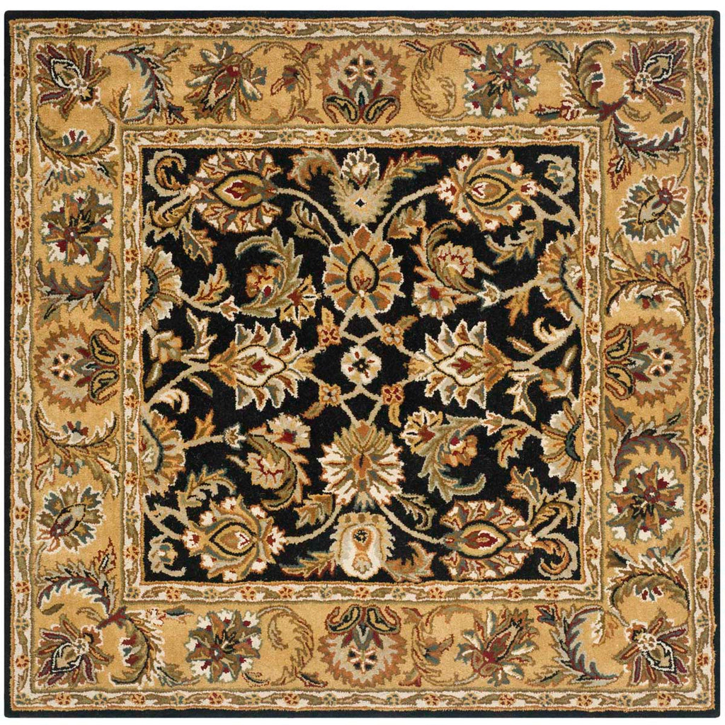 Safavieh Classic Rug Collection CL758B - Black / Gold