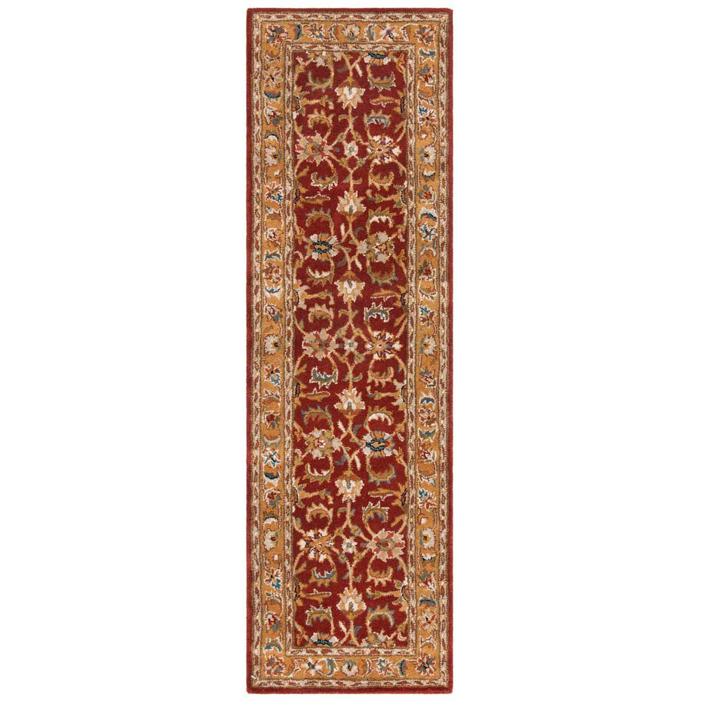 Safavieh Classic Rug Collection CL758K - Rust / Camel