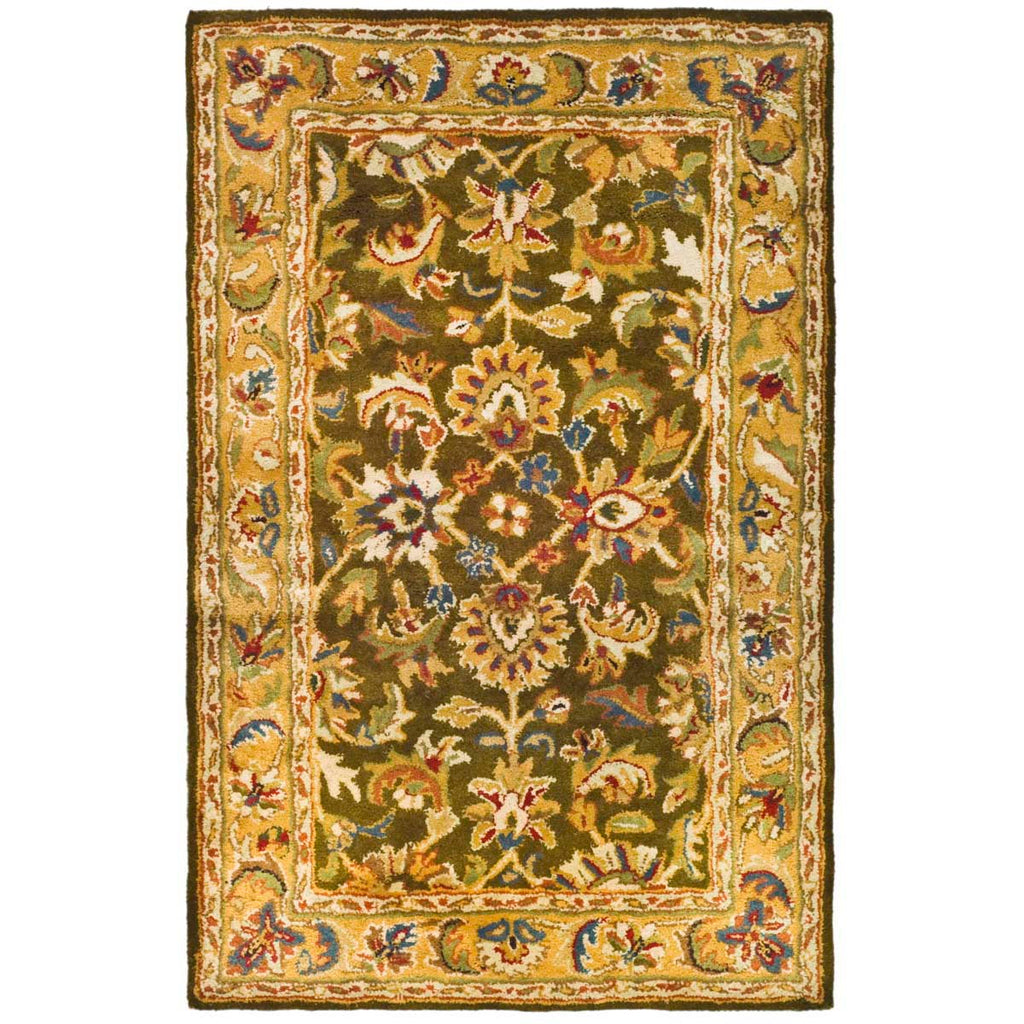 Safavieh Classic Rug Collection CL758M - Olive / Camel