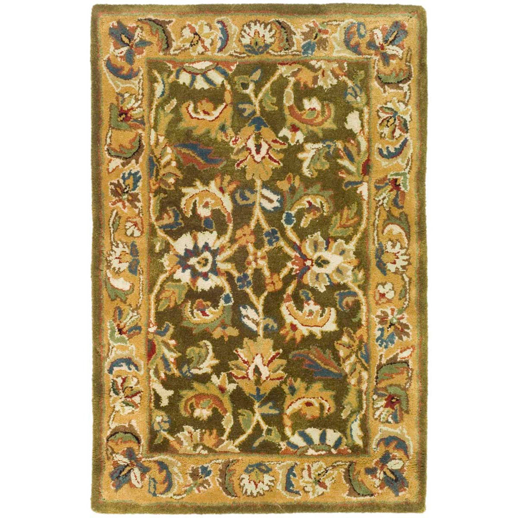 Safavieh Classic Rug Collection CL758M - Olive / Camel