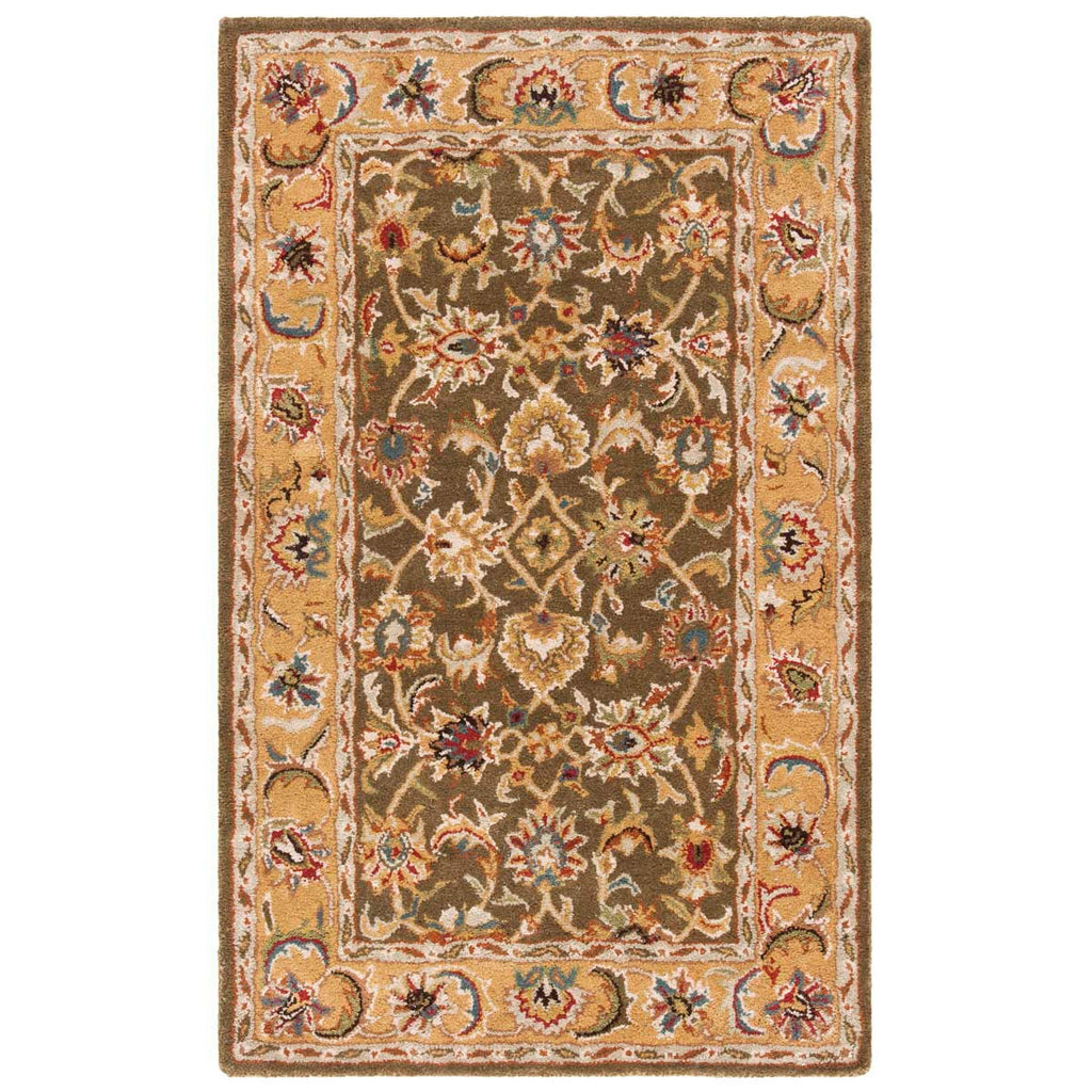 Safavieh Classic Rug Collection CL758M - Olive / Camel