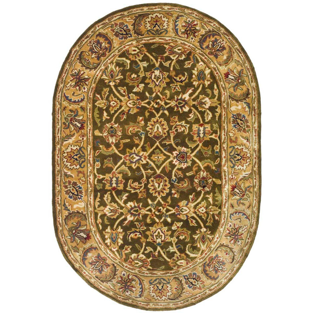 Safavieh Classic Rug Collection CL758M - Olive / Camel