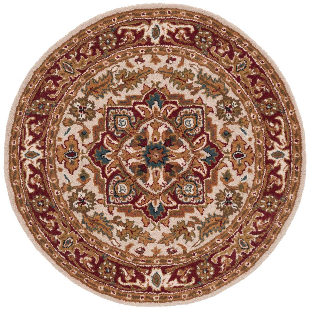 Safavieh Classic Rug Collection CL763A - Light Gold / Red