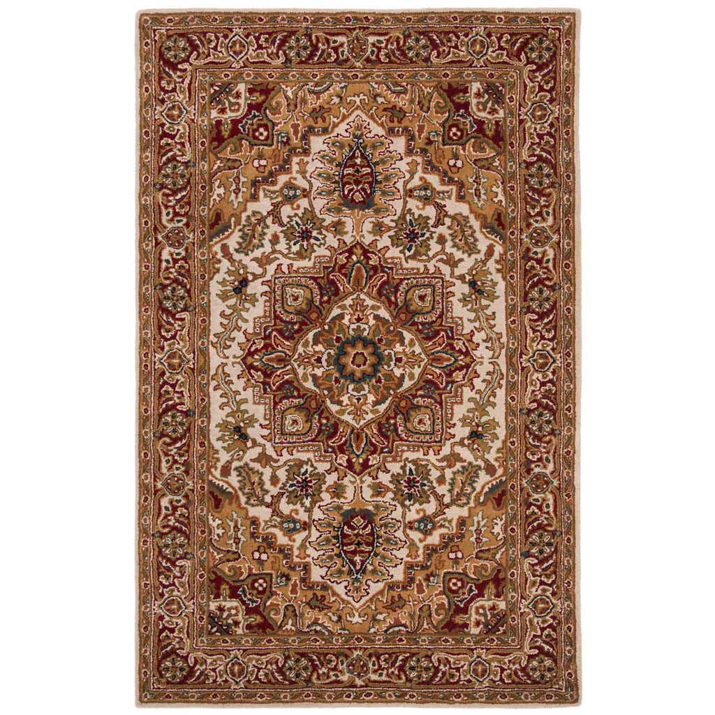 Safavieh Classic Rug Collection CL763A - Light Gold / Red