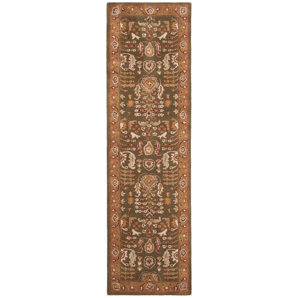 Safavieh Classic Rug Collection CL764B - Light Green / Gold