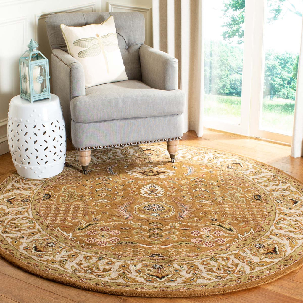 Safavieh Classic Rug Collection CL764B - Light Green / Gold