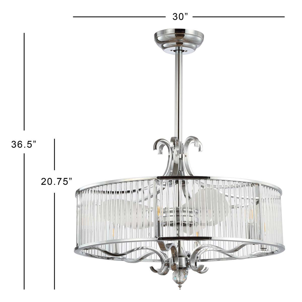 Safavieh Geneve Ceiling Light Fan