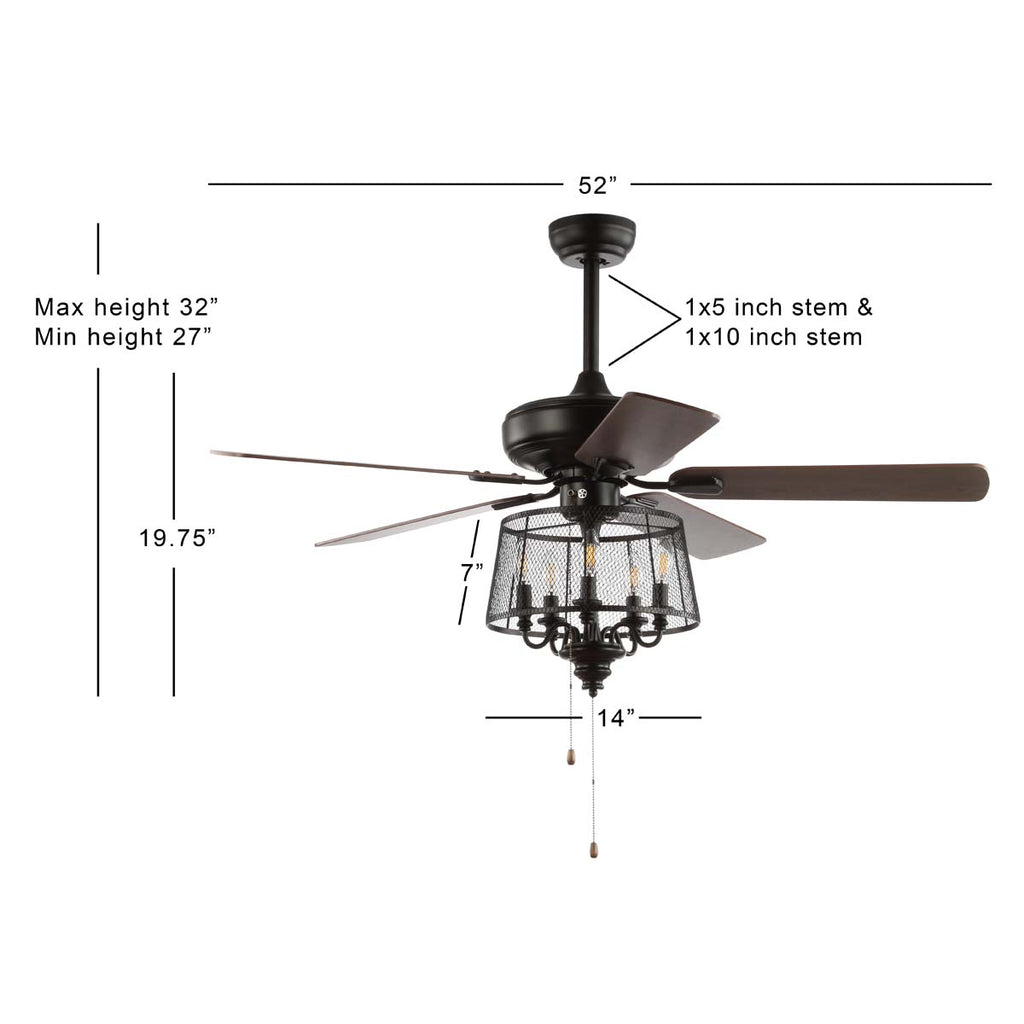 Safavieh Jonie Ceiling Light Fan