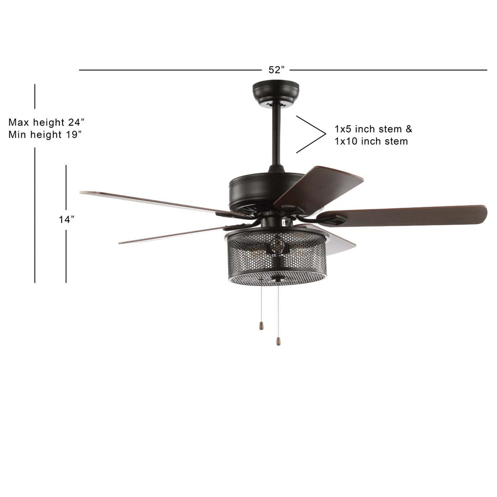 Safavieh Fredrik Ceiling Light Fan