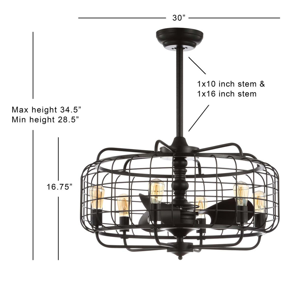 Safavieh Larsin Ceiling Light Fan