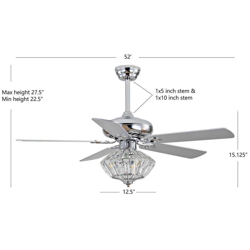 Safavieh Landi Ceiling Light Fan