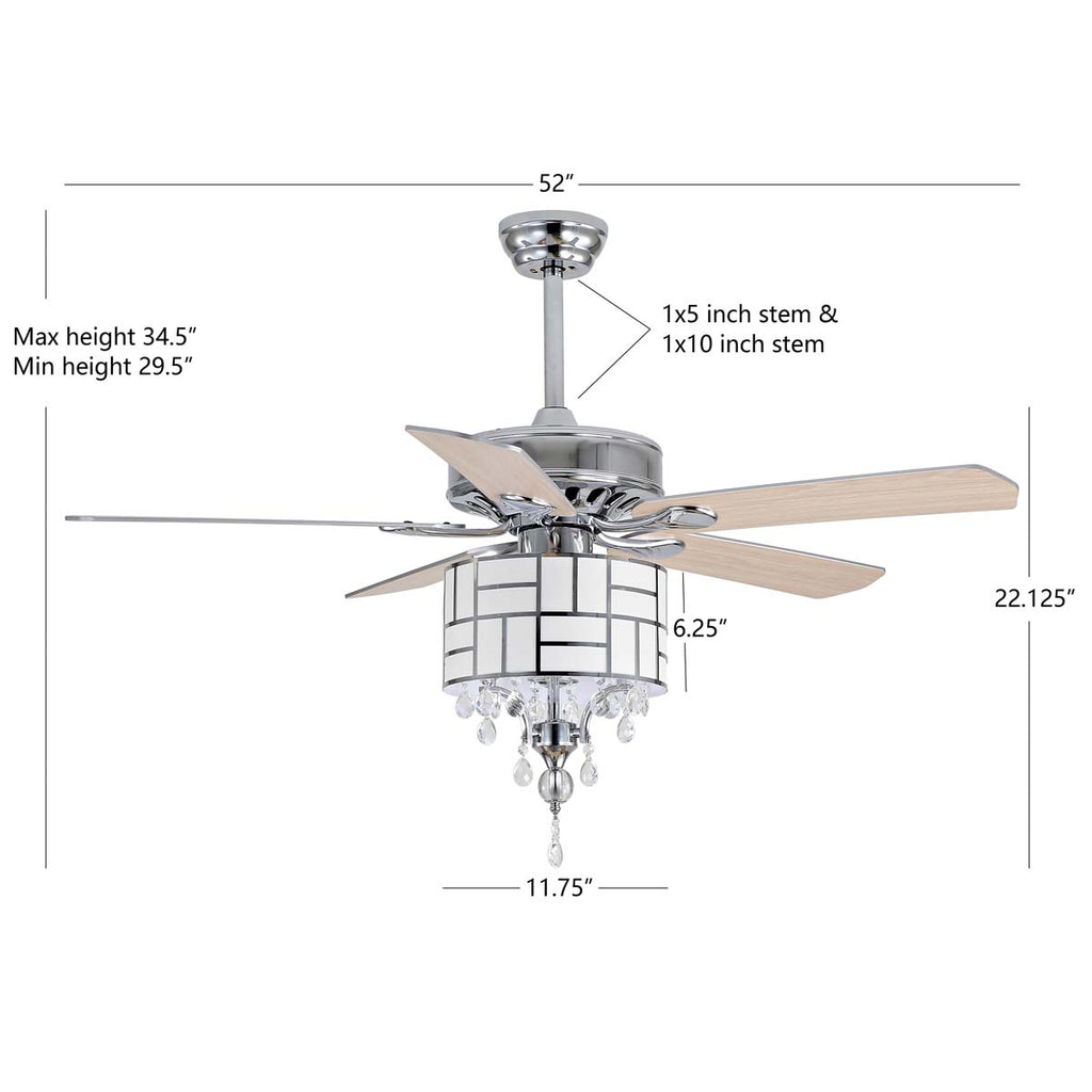 Safavieh Fint Ceiling Light Fan