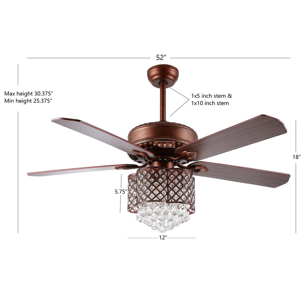 Safavieh Kelso Ceiling Light Fan