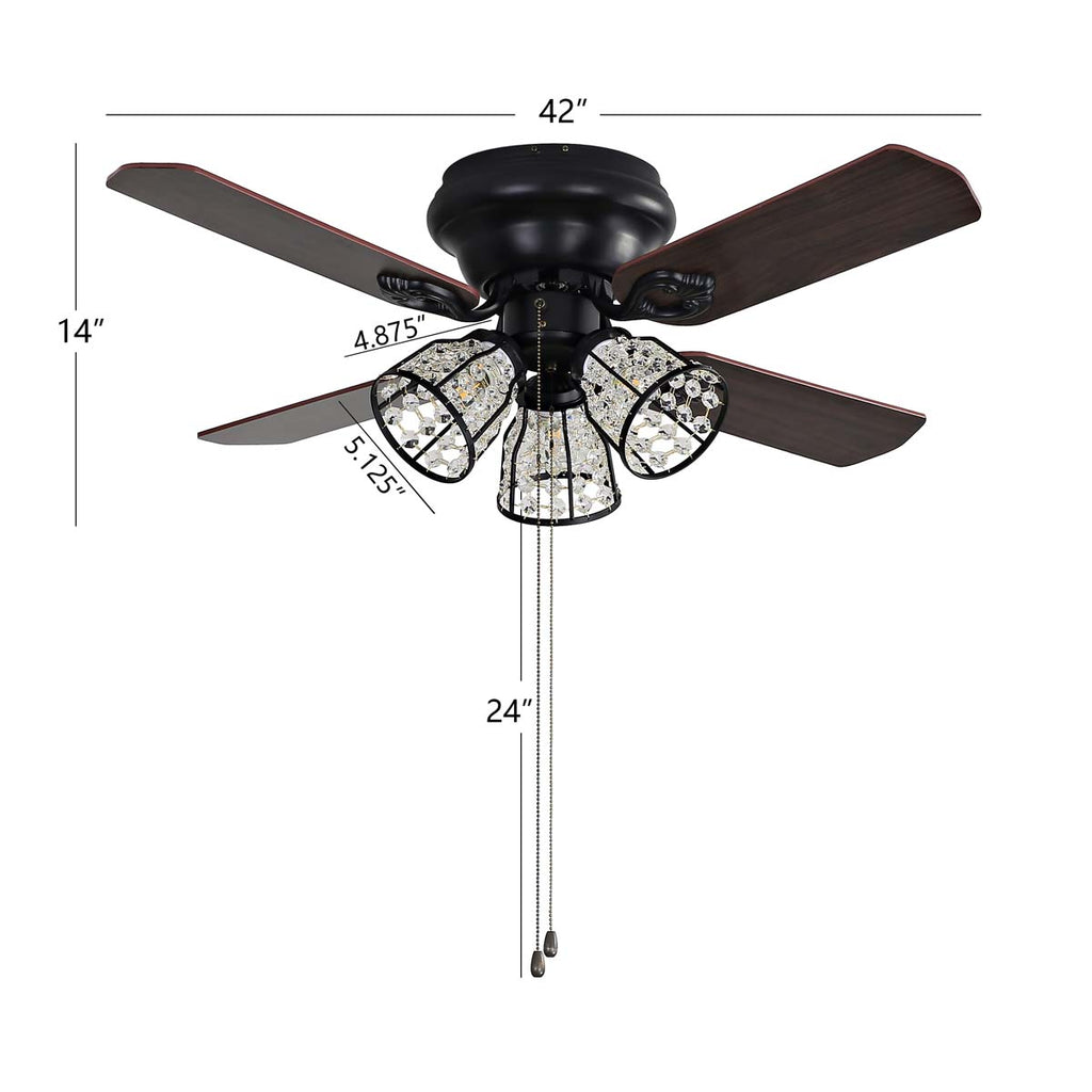 Safavieh Pearla Ceiling Light Fan