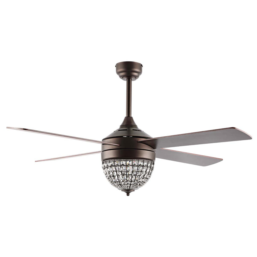 Safavieh Crista Ceiling Fan/Remote - Oil Rubbed Bronze