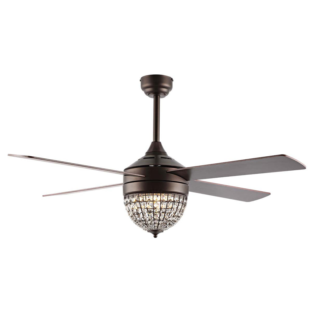 Safavieh Crista Ceiling Fan/Remote - Oil Rubbed Bronze