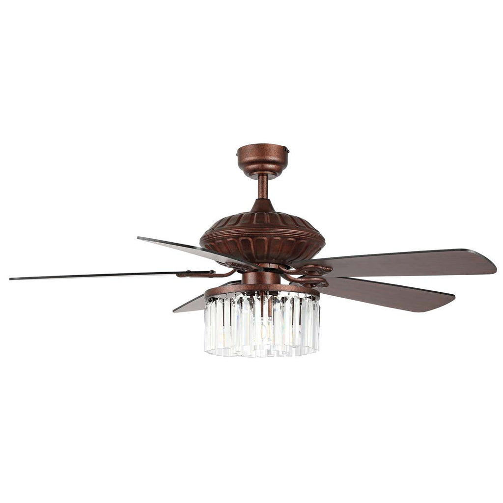 Safavieh Laurila Ceiling Fan/Remote - Rust